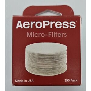 AeroPress‎ Micro Filters Paper 350 Pack Made USA Coffee Makers Biodegradable New